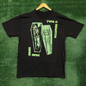 Type O Negative Dead Again Gothic Metal Band T-Shirt Size Large